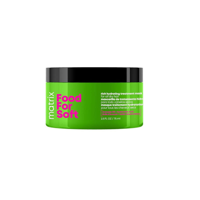 Food For Soft hydrating Treatment Mask bottle  75 ml on a white background