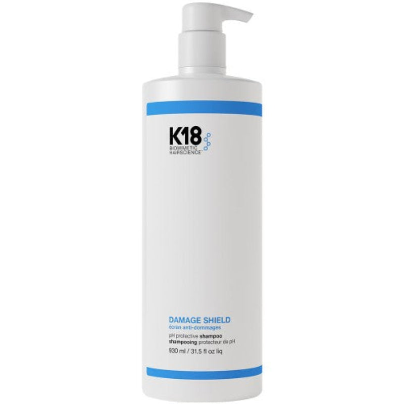 K18 Damage Shield shampoo bottle on a white background 32 oz