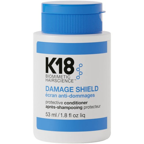 K18 Damage Shield protective conditioner bottle on a white background