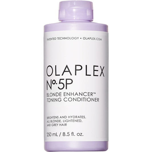 Olaplex No. 5P Blonde Enhancer Toning Conditioner bottle on a white  8.5 ozbackground