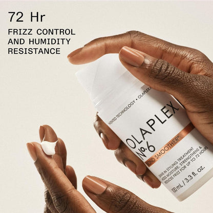 Olaplex No. 6 Bond Smoother 72 hours of frizz control and humid resistance