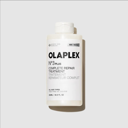 Olaplex N 3 plus complete repair treatment bottle jumbo size for all hair types showing on a white background