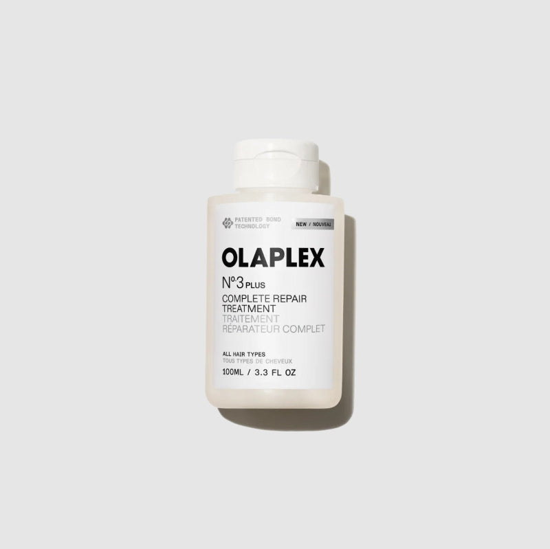 Olaplex No 3 plus complete repair treatment bottle 100 ML small size on a white background