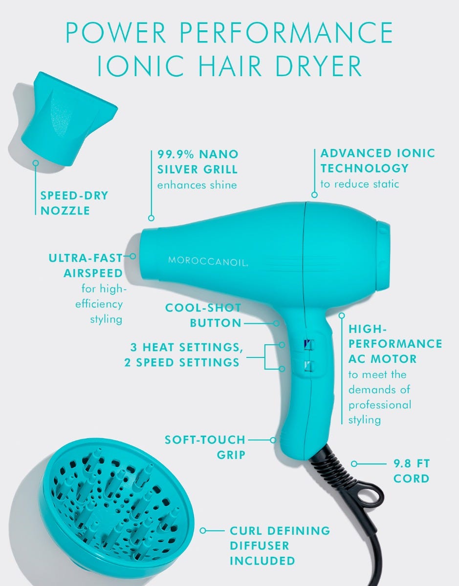 Moroccanoil Power Performance Ionic Hair Dryer